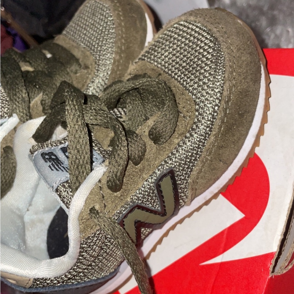 Olive green new balance